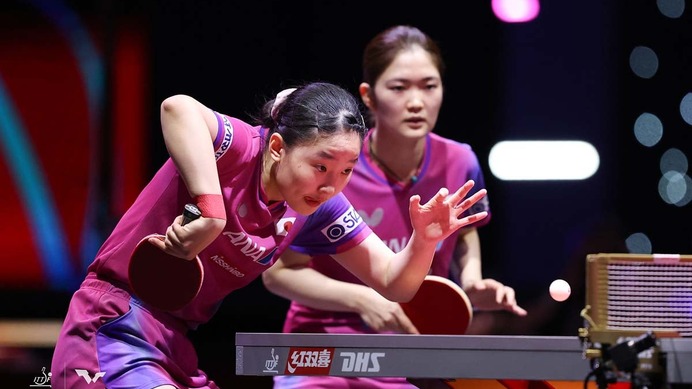 張本美和、木原美悠ペアが快進撃も中国超えならず　王曼昱、蒯曼ペアにストレート負けで銅メダル獲得【世界卓球2025】