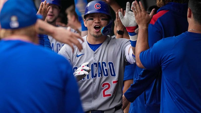 【MLB】鈴木誠也、決勝3ランでメジャー“単独トップ”の49打点到達に　公式サイトも称賛「シンシナティ投手を苦しめた」