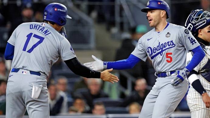 【MLB】首位打者君臨のド軍フリーマンが「オオタニと互角の争いを繰り広げる」　強打者ランクで大谷翔平に次ぐ高評価