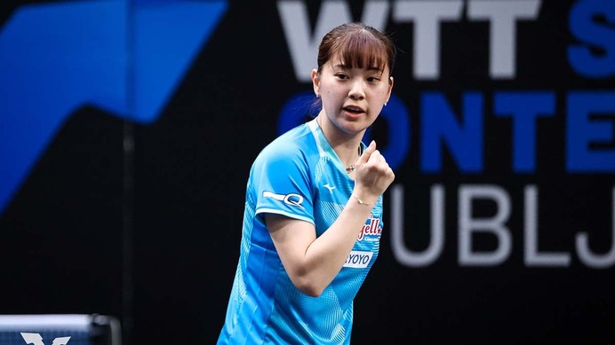 長﨑美柚、20位に急上昇のサウスポーに公式賛辞「23歳にとって大きな節目」　圧巻の中国3連破に“Wみゆう”対決制し存在感