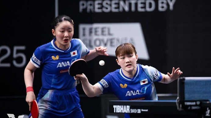17歳張本美和、21歳大藤沙月の次世代ペアが「効果的な化学反応を形成」　両者の“補完性”に中国メディアも注目「安定さを維持」
