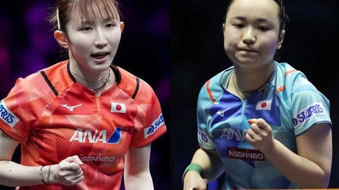 “みまひな”ペア再結成で注目集める伊藤美誠が8位、早田ひなが9位　張本美和が6位、大藤沙月が7位｜卓球女子世界ランキング（2025年第28週）