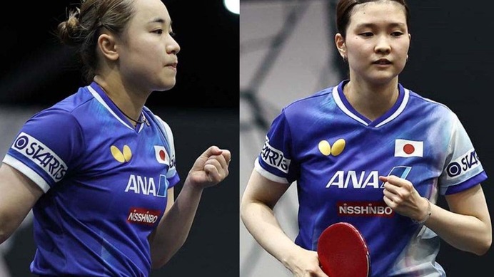 伊藤美誠、中国撃破の橋本帆乃香と4強進出かけて激突　過去戦績は“カットマンキラー”が優位も、優勝争い左右する大一番へ【卓球・USスマッシュ】