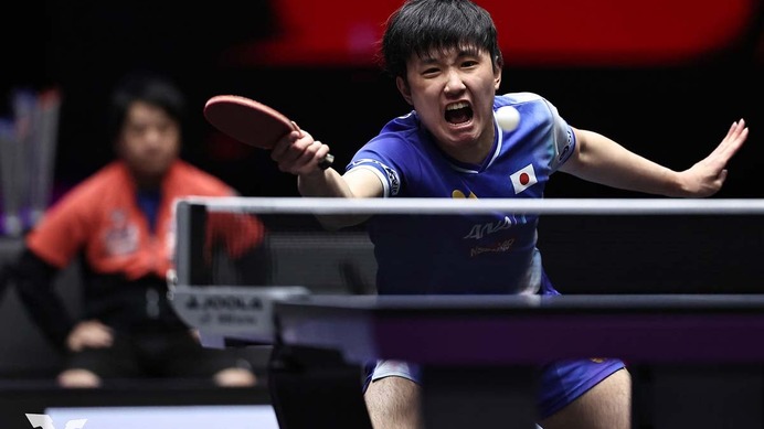 張本智和、台湾エース撃破＆4強入りを振り返る「毎回接戦でタフな試合」　世界1位・林詩棟との大一番には「万全の準備を」【卓球・USスマッシュ】