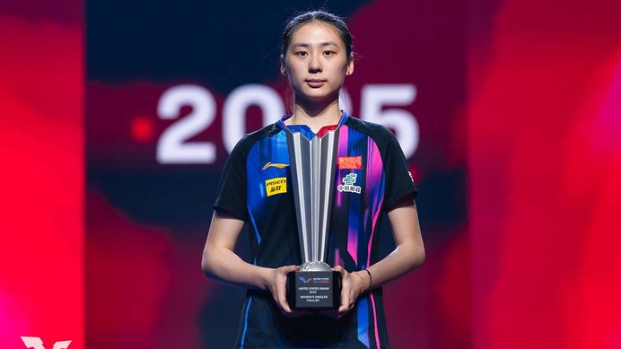 早田ひな、孫穎莎撃破で世界10位浮上の中国20歳にWTT注目「限界を突破した」　米で躍動の新星が日本勢ライバルの可能性