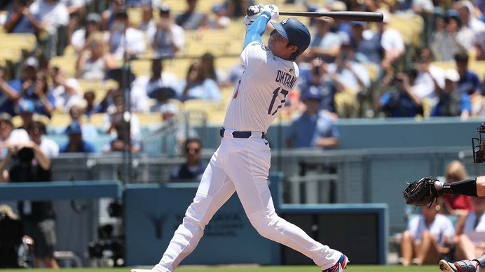 【MLB】37号アーチの大谷翔平、5試合連発はドジャース球団タイ記録に　6年ぶり史上7人目