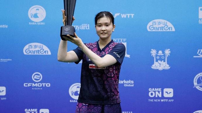 橋本帆乃香、快進撃の27歳カットマンは「世界トップ10入りを視界に入れる」 WTT公式がランク急浮上に注目「12カ月は奇跡の連続」