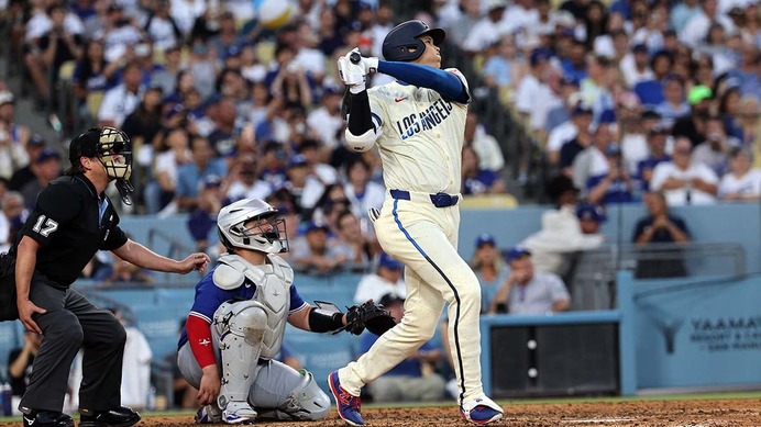 【MLB】大谷翔平、確信歩きの“173キロ”豪快40号アーチ　節目の一発に米記者驚愕「3年連続MVPは確実だ」