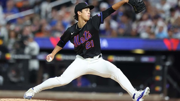 【MLB】“リンスカム二世”と評判、メッツの大型ルーキーがデビュー戦で初白星　ソトとアロンソが援護弾……本拠地史上最多の19得点