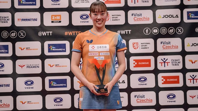 世界50位に急浮上の日本の21歳にWTTも熱視線「アカエの活躍には注目」　大藤沙月、木原美悠ら揃う同世代の争いに参戦か