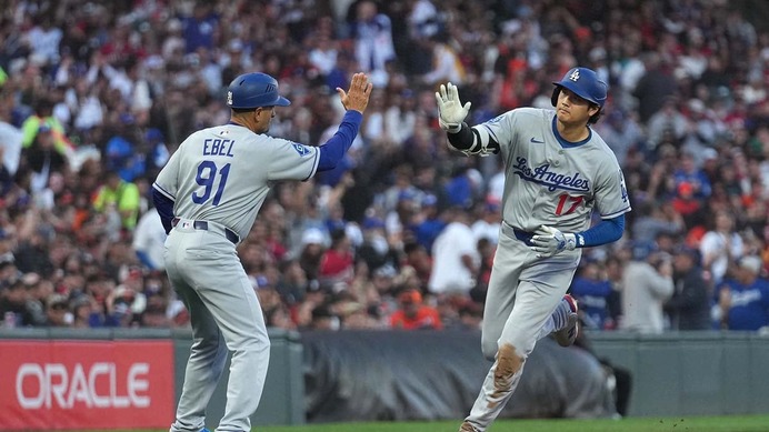 【MLB】大谷翔平、5試合ぶり“49号追撃弾”に敵地オラクルパークも熱狂　138メートル特大一打でシュワーバーに再接近
