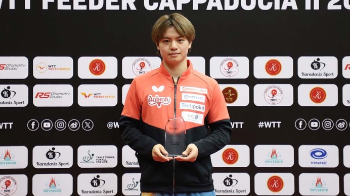 国際大会で“初優勝”を飾った宇田幸矢が33位にランクアップ　張本智和は4位、戸上隼輔は20位、松島輝空は24位｜卓球男子世界ランキング（2025年第39週）