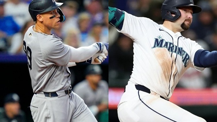 【MLB】ア・リーグMVP争いが一騎打ちで最終局面　ジャッジは「史上最も背の高い首位打者」ローリーは「60本塁打に乗る可能性」
