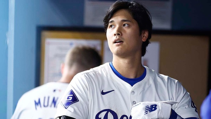 【MLB】大谷翔平、1カ月ぶりにスタメン外れる　残り2試合で2本差の本塁打王争いと球団新「55号」まであと1本