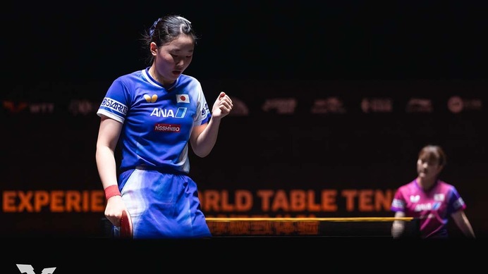 張本美和、大藤沙月に劣勢も第2Gで見せた大逆転劇　注目同士討ち制した17歳がベスト8進出で上位争いに参戦【チャイナスマッシュ2025】