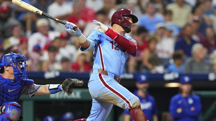 【MLB】シュワーバーがPS初本塁打、劣勢からの確信弾“189キロ”同点アーチ　失投の山本由伸が絶叫