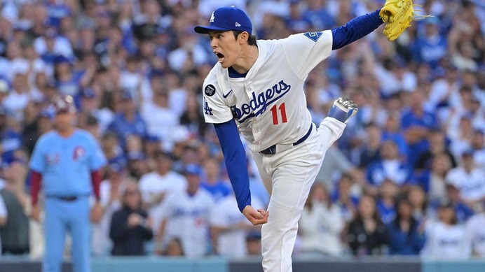【MLB】「ロウキに乾杯」ドジャースが地区シリーズ突破、延長11回の死闘で歓喜の美酒　指揮官は“快投劇”の佐々木朗希を労う
