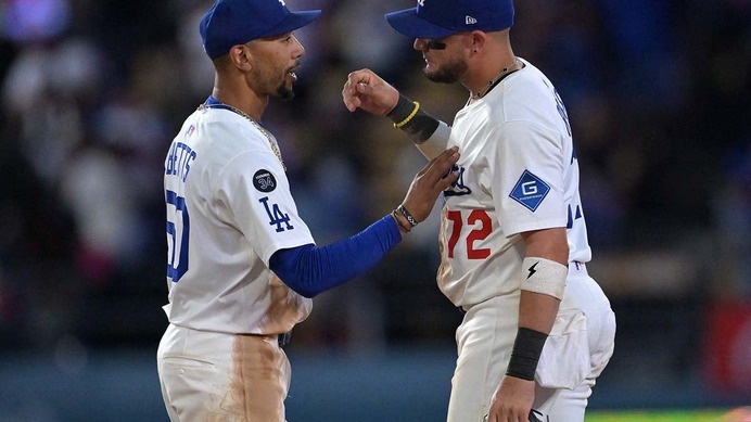 【MLB】ドジャースの“二遊間”が高評価……ベッツとロハスが「ゴールドグラブ賞」最終候補入り　今季60発のローリーは連続選出ならず