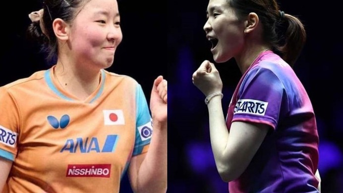 カットマンの橋本帆乃香が大一番で2点起用　張本美和が2番手で女王・孫穎莎と対戦へ　日本女子が中国撃破で連覇なるか【アジア選手権】