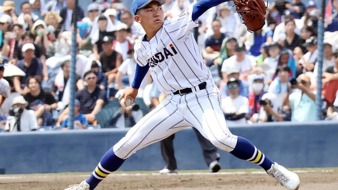 健大高崎の最速158キロ右腕、石垣元気は複数球団が1位指名か　ヤンキースらが関心も……NPB一本に絞る【プロ野球ドラフト会議2025】
