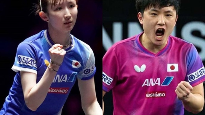 早田ひな&張本智和が台湾エースとの大一番へ 張本美和と橋本帆乃香の同士討ちも実現、決勝進出を懸けた注目対決【WTTスターコンテンダー・ロンドン】