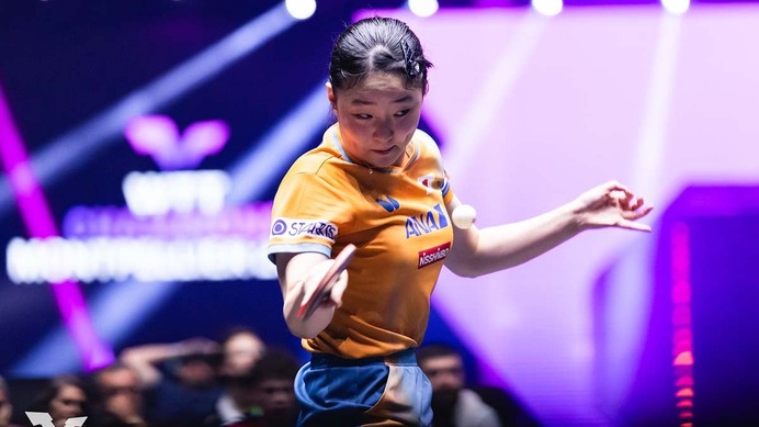 張本美和が40歳ベテランとの初対戦にストレート勝ち 波乱続く女子シングルス、日本の17歳が優勝争いに名乗り【WTTチャンピオンズ・モンペリエ】