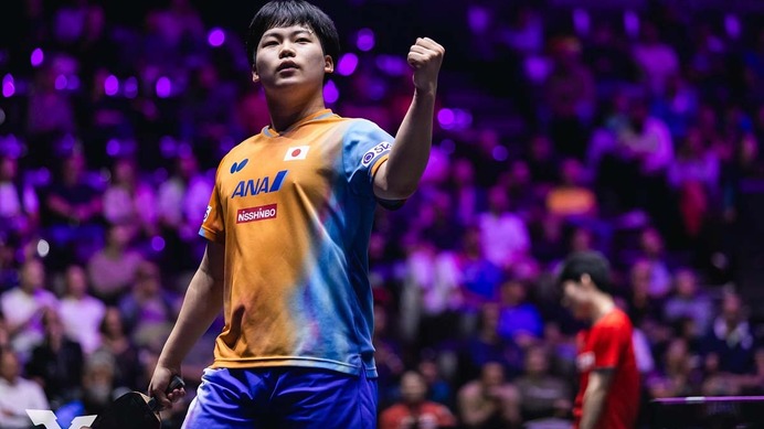 松島輝空、殊勲の準Vに中国メディアも熱視線「日本卓球界の期待の星」　“完全アウェー”で見せた圧巻プレーに仏選手も脱帽【WTTチャンピオンズ・モンペリエ】