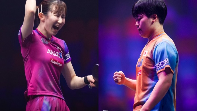 早田ひな、世界21位の難敵にフルゲーム逆転勝ちで2回戦進出　松島輝空は2大会連続の快進撃へ“日韓対決”に圧勝【WTTチャンピオンズ・フランクフルト】