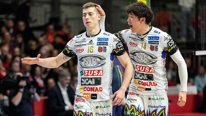 石川祐希、途中出場7得点でペルージャの“大逆転勝利”に貢献　「圧巻のプレー」と公式サイトも太鼓判