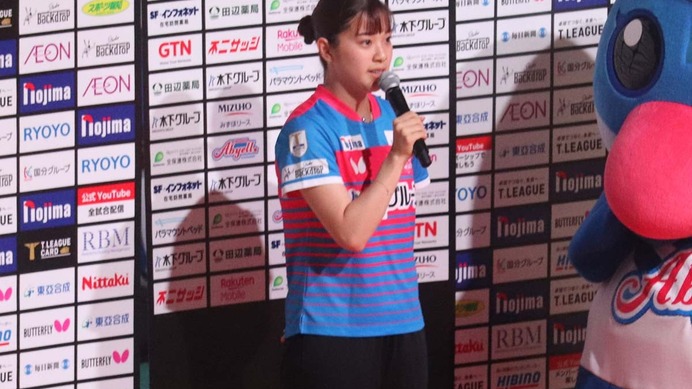 23歳・長﨑美柚が放つ“潤滑油”としての存在感　「60-60」達成のサウスポーが見据える高み「一つずつ階段を登っていく」【Tリーグ】