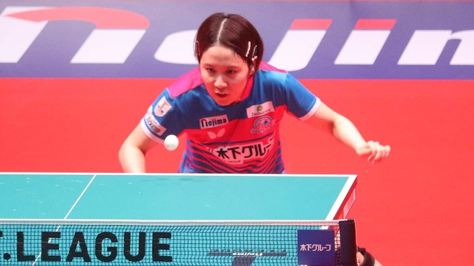 平野美宇、2戦連続VM勝利の主将がカットマン撃破を振り返る　史上2人目の快挙達成も「100勝を目指したい」【Tリーグ】