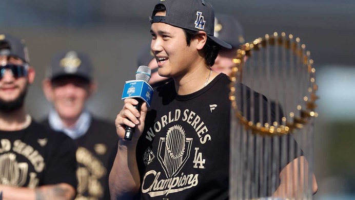 【MLB】4度目MVPの大谷翔平……ライバルのソトとシュワーバーに「競い合えたことが良かったと思う」と感謝伝える