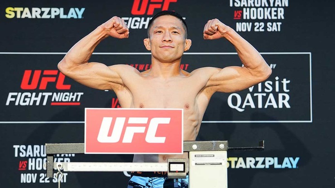 【UFC】堀口恭司、バキバキボディで計量クリア　ファンからは復帰戦に期待の声「上半身がいつもと違う」「勝ったな」