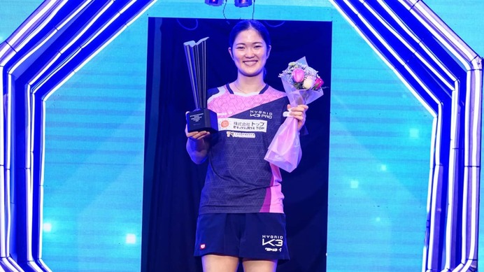 「キハラが素晴らしいパフォーマンス」木原美悠の今季初優勝に大会公式が賛辞　存在感発揮の21歳を称賛「2026年の飛躍が期待」【WTTマスカット】