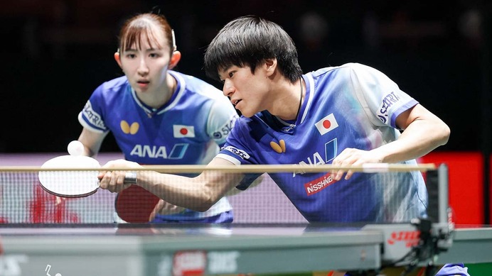 戸上隼輔・早田ひなペアがクロアチア戦で1番手起用　張本美和、張本智和がエース起用で3連勝を狙う【卓球・ITTF混合団体W杯2025】