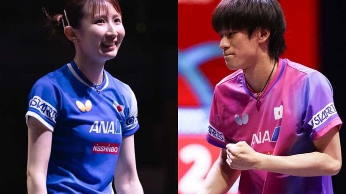 張本美和、張本智和がエース起用でシングルスに臨む　早田ひなが戸上隼輔とペア結成で混合ダブルスに抜擢【卓球・ITTF混合団体W杯2025】