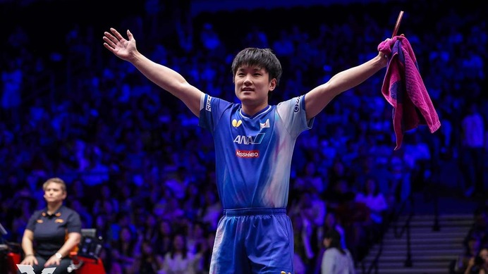 「世界1位が3連敗」張本智和、圧巻の林詩棟撃破に中国メディア驚愕　大会公式も決勝進出のエースを称賛「大きな役割」【卓球・USスマッシュ】