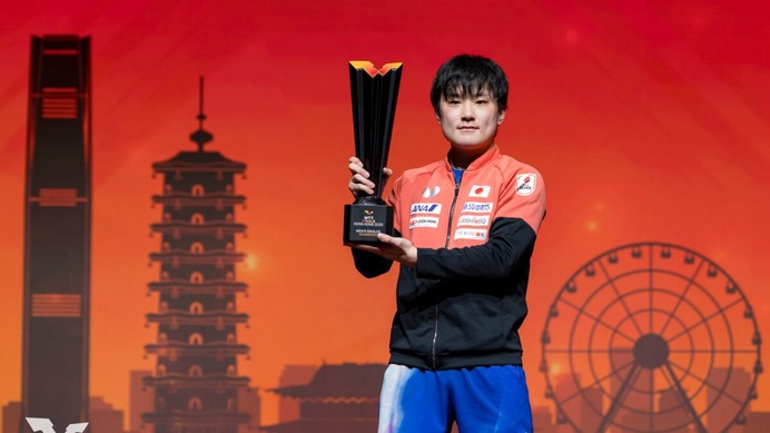 張本智和、初Vのエースが振り返る快挙の裏側「“優勝した”という事実は確か」　ファンへ伝えた思い「人生を豊かにできるように」【WTTファイナルズ香港】