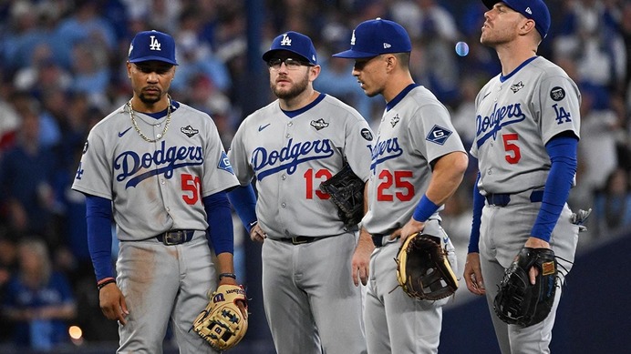 【MLB】「最も高齢なグループ」3連覇を狙うドジャースに潜むリスク……米メディアが警鐘を鳴らした数字「30.7」とは？