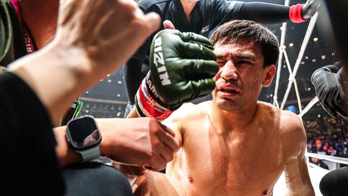 【RIZIN】ダウトベック、久保優太戦での“後悔”を吐露「その時アピールしていれば……」　2度のアイポークを回顧「1回目でほぼ見えず」