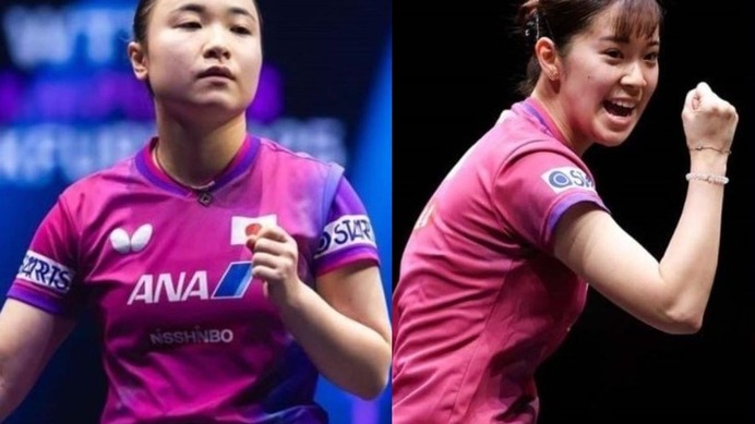 伊藤美誠、前回敗北のサウスポー・長﨑美柚に雪辱なるか　戦績互角の日本人対決、実力者同士の1回戦に注目【WTTチャンピオンズドーハ】