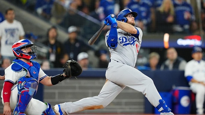 【MLB】「これで大谷翔平に打席がまわる」マンシーが振り返ったWS最終戦　反撃の口火切る“起死回生ソロアーチ”直後の心境は……