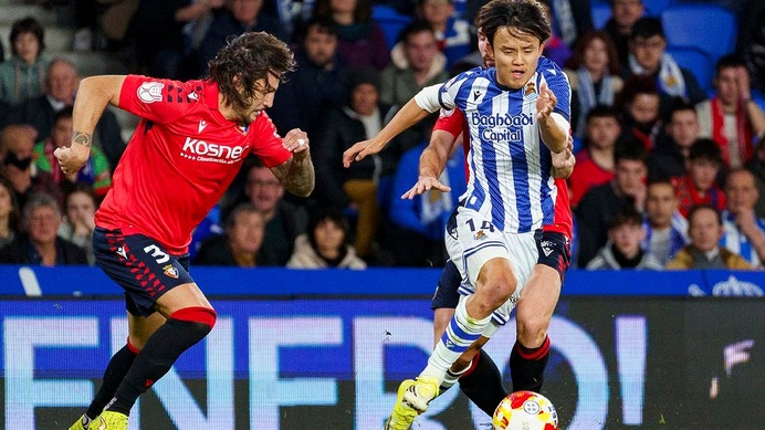 負傷離脱の久保建英、日本に一時帰国か……ソシエダ指揮官が明かす「タケは戦士、必ず強くなって戻ってくると確信」【ラ・リーガ】