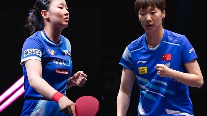 張本美和に全勝継続の“日本人キラー”王曼昱　世界2位の驚愕データを現地紹介「ハリモト、ハヤタ、ヒラノらは……」【ITTF-ATTUアジアカップ】