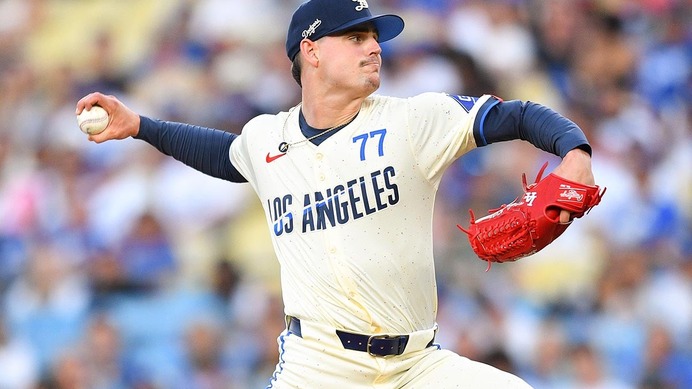 【MLB】ドジャース投手陣、地元メディアが躍進を期待するダークホースは？　TJ手術乗り越え「オールスター級の投手になる可能性」