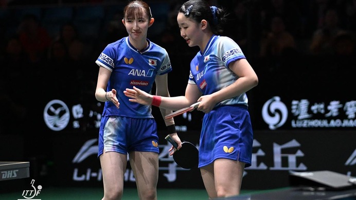 早田ひな＆張本美和が“ひなみわペア”結成で優勝争い参戦か　パリ五輪では中国勢と激闘　実力者がタッグで初戦に臨む【シンガポールスマッシュ】