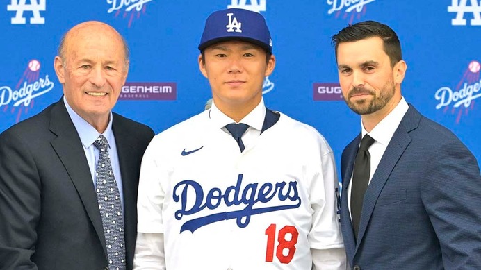 【MLB】「山本由伸は特別な投手」ドジャースGM、高額契約の重圧とは無縁と強調　代理人は“低身長”への懸念を一蹴