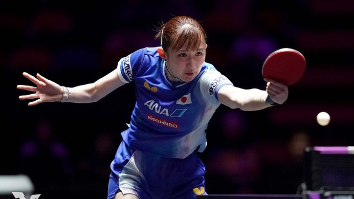 早田ひな、世界5位の蒯曼とのフルゲーム激闘を制し初白星　“日中サウスポー対決”に意地の勝利でベスト8進出【シンガポールスマッシュ】