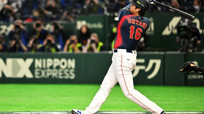【WBC2026】侍ジャパン、大谷翔平の“188キロ”右翼線二塁打で好機を演出　山本由伸が初回無失点の立ち上がり