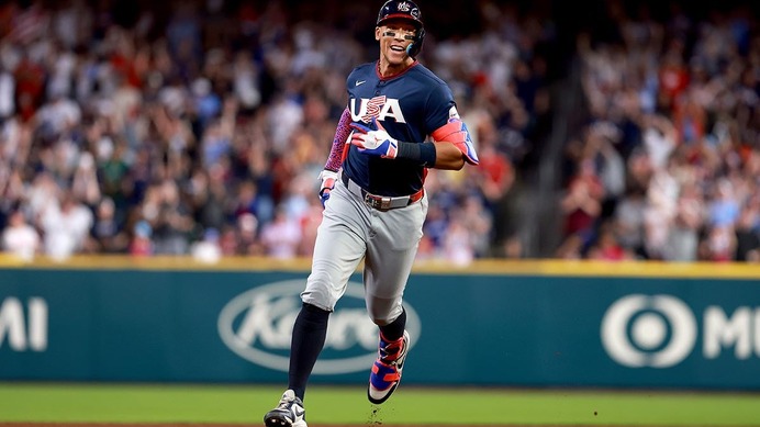 「ようこそWBCへ！」大谷翔平と並ぶ“主役候補”ジャッジも魅せた　NPB投手から放った衝撃171キロ弾に米メディア熱狂